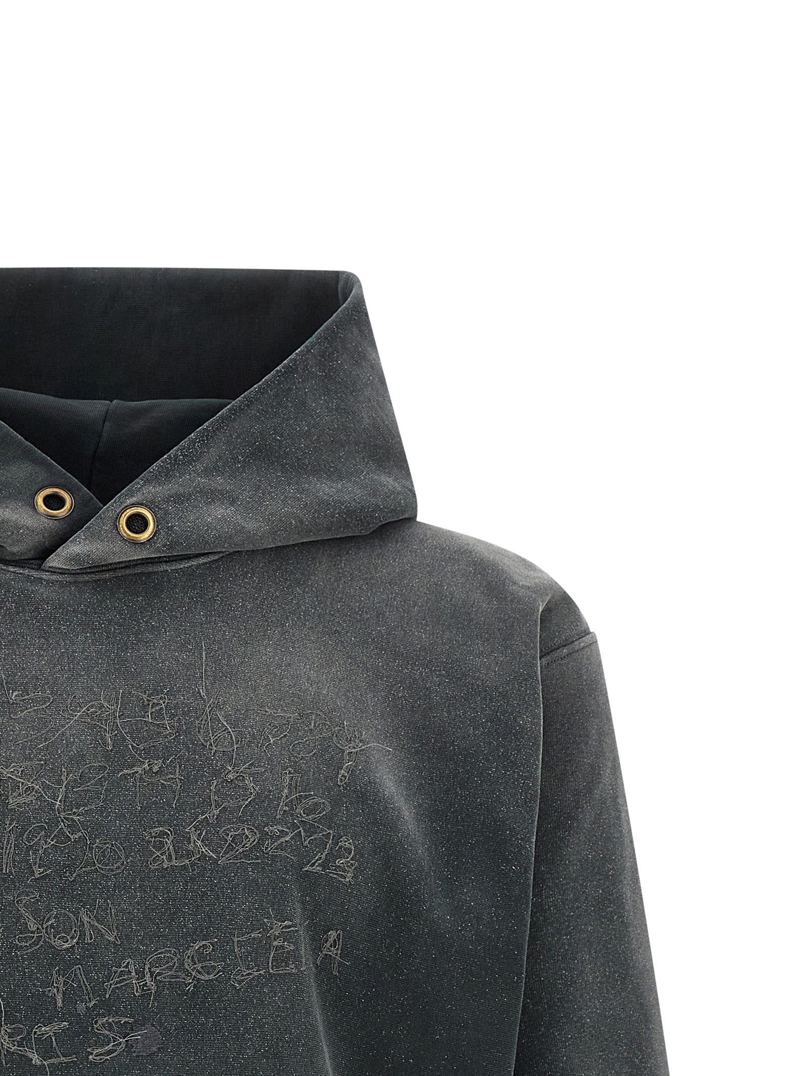 Gray Cotton Hoodie