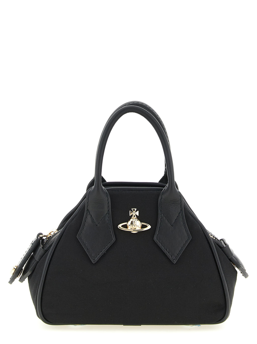 Black Viscose Handbag