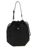Black Viscose Handbag