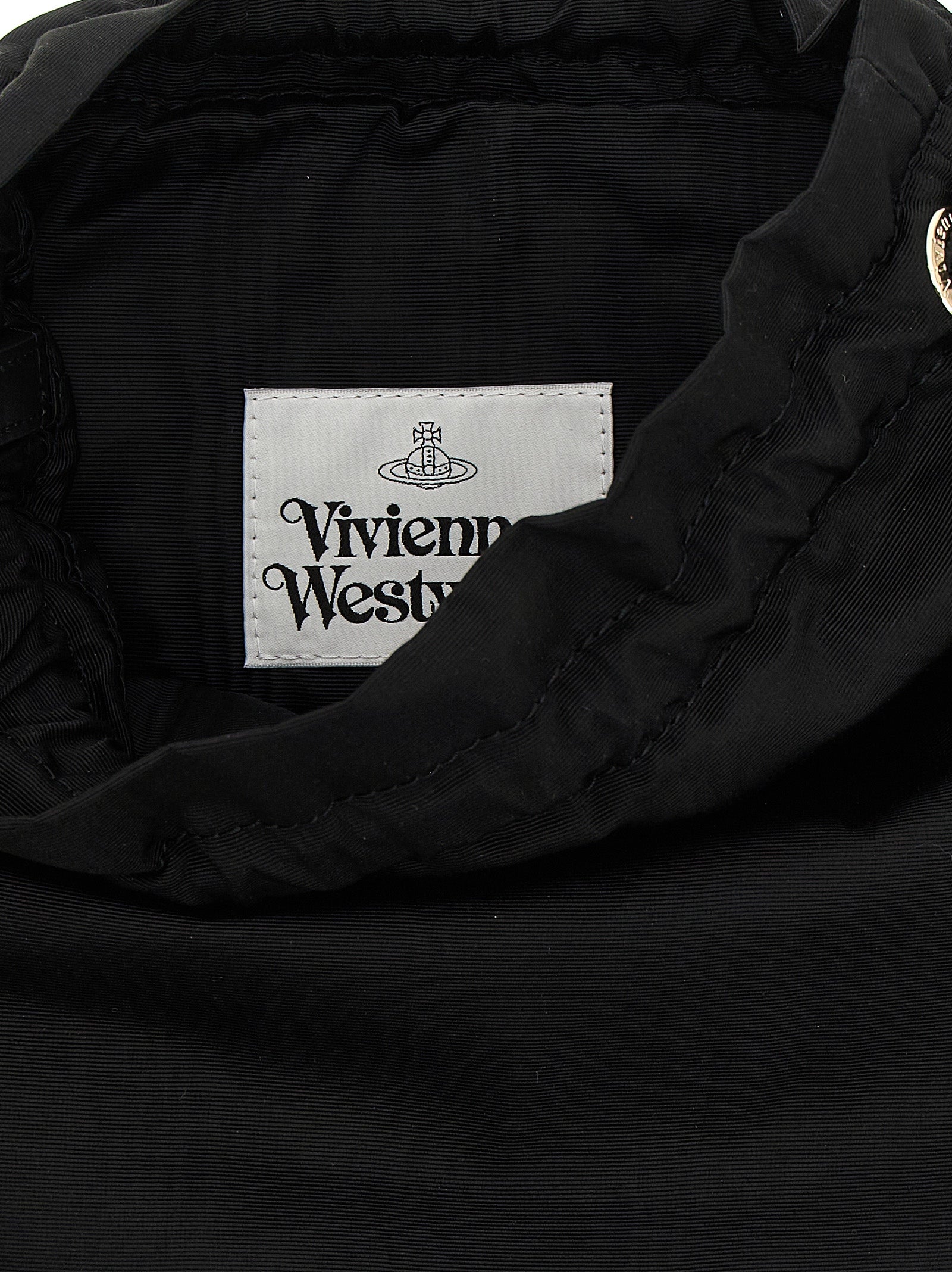 Black Viscose Handbag