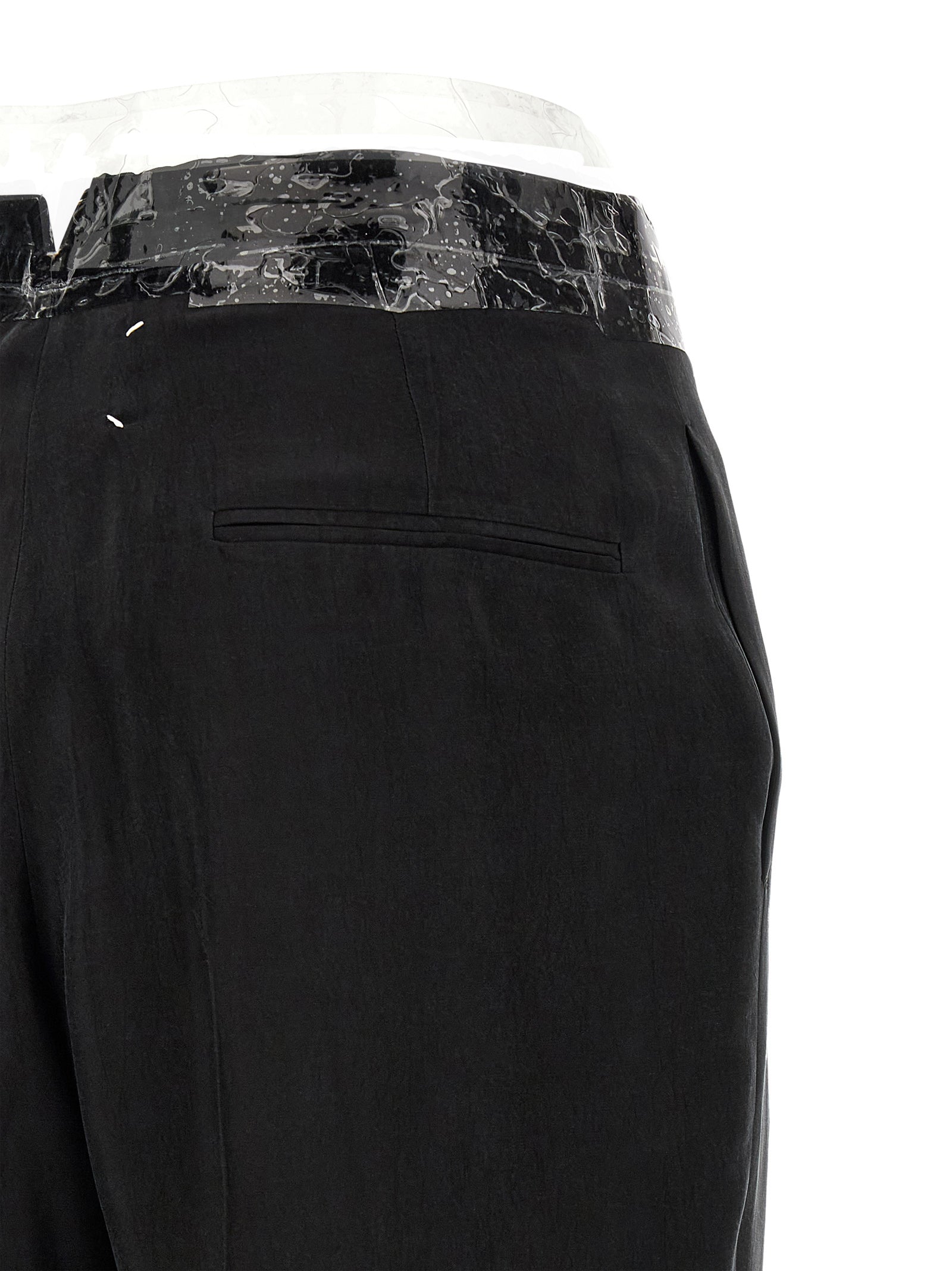 Black Copper Casual Pants
