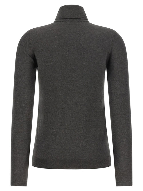 Brunello Cucinelli Grey Cashmere Women’s Cardigan — alternate view
