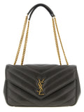 Brown Lamb Leather Shoulder Bag