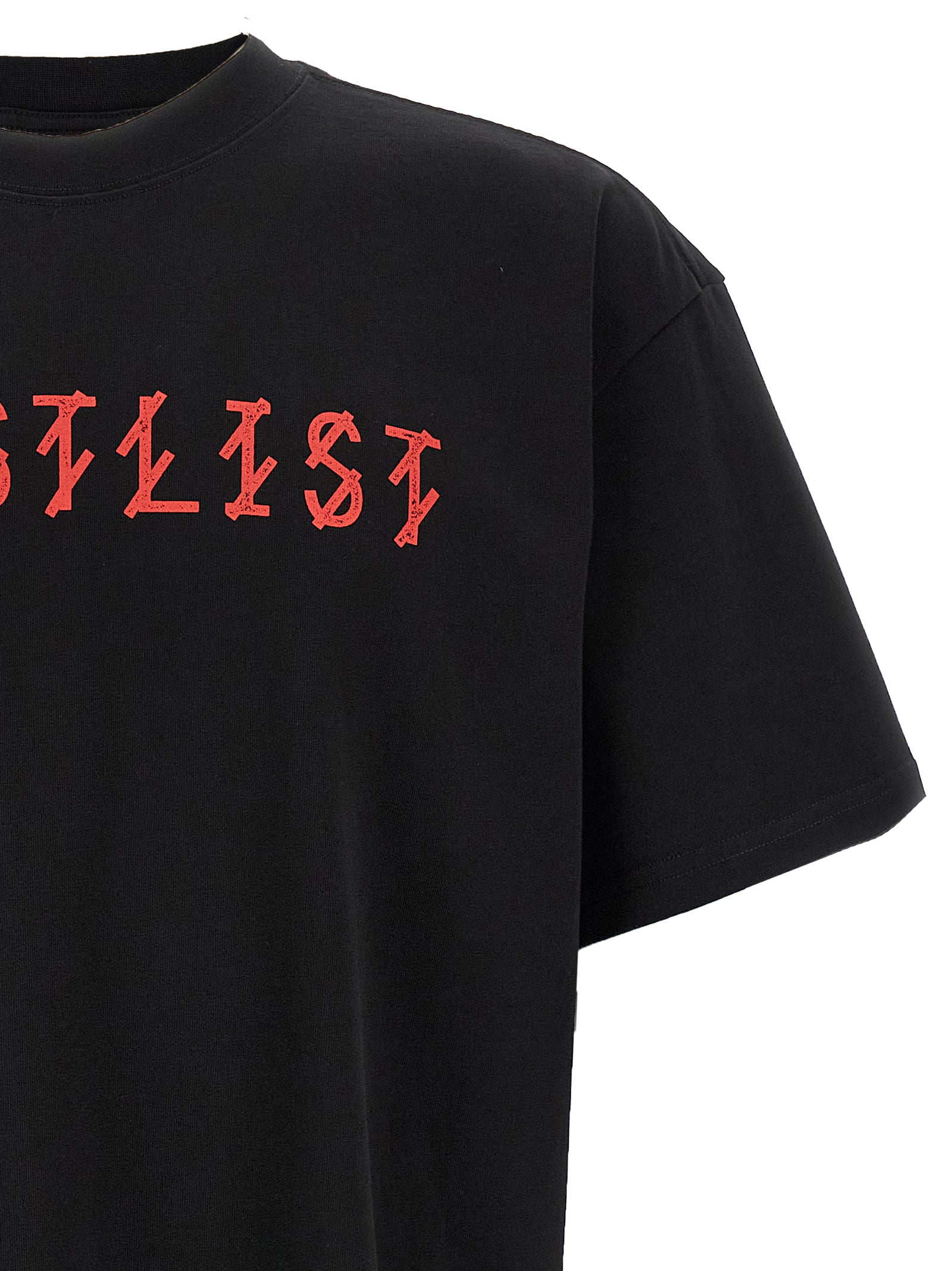 Black Cotton T-Shirt