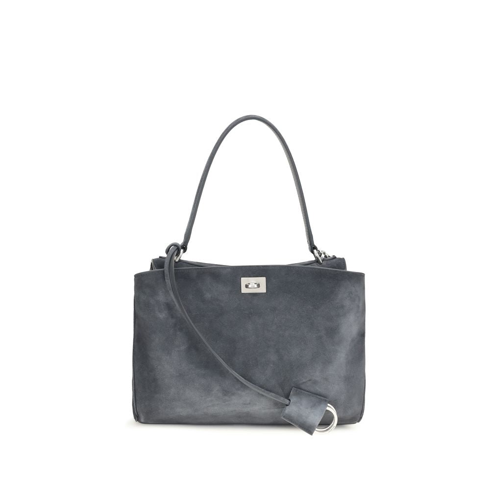 Gray Calf Leather Bos Taurus Shoulder Bag