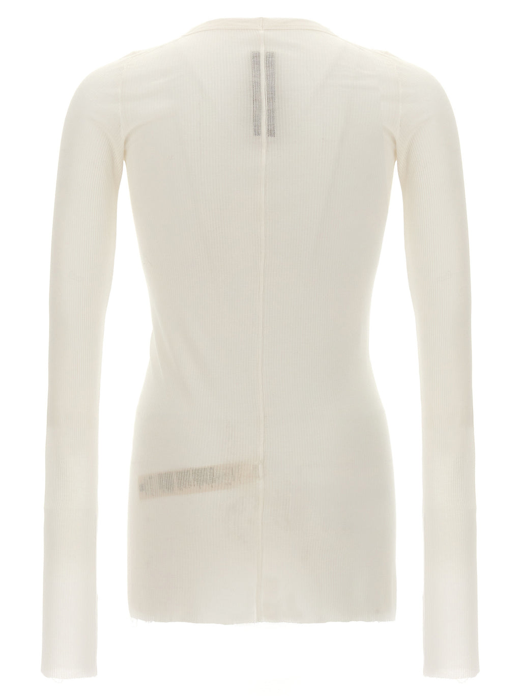 Rick Owens White Viscose T-Shirt