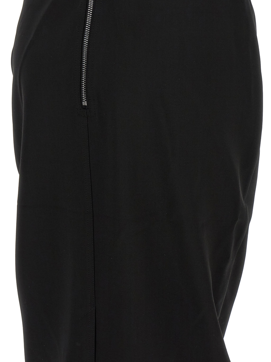 Black Wool Long Dress