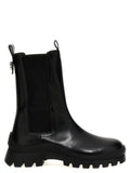 Black Calfskin Ankle Boots