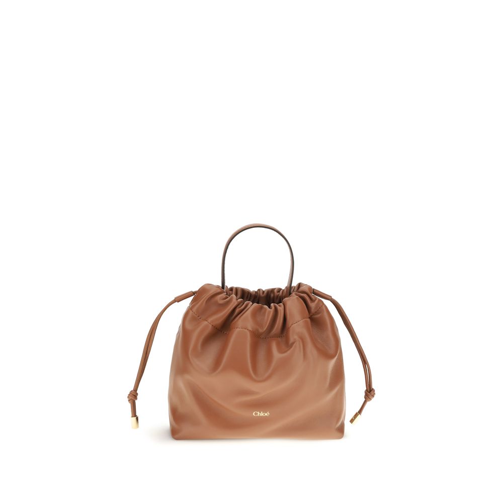 Chloé Brown Lambskin Shoulder Bag