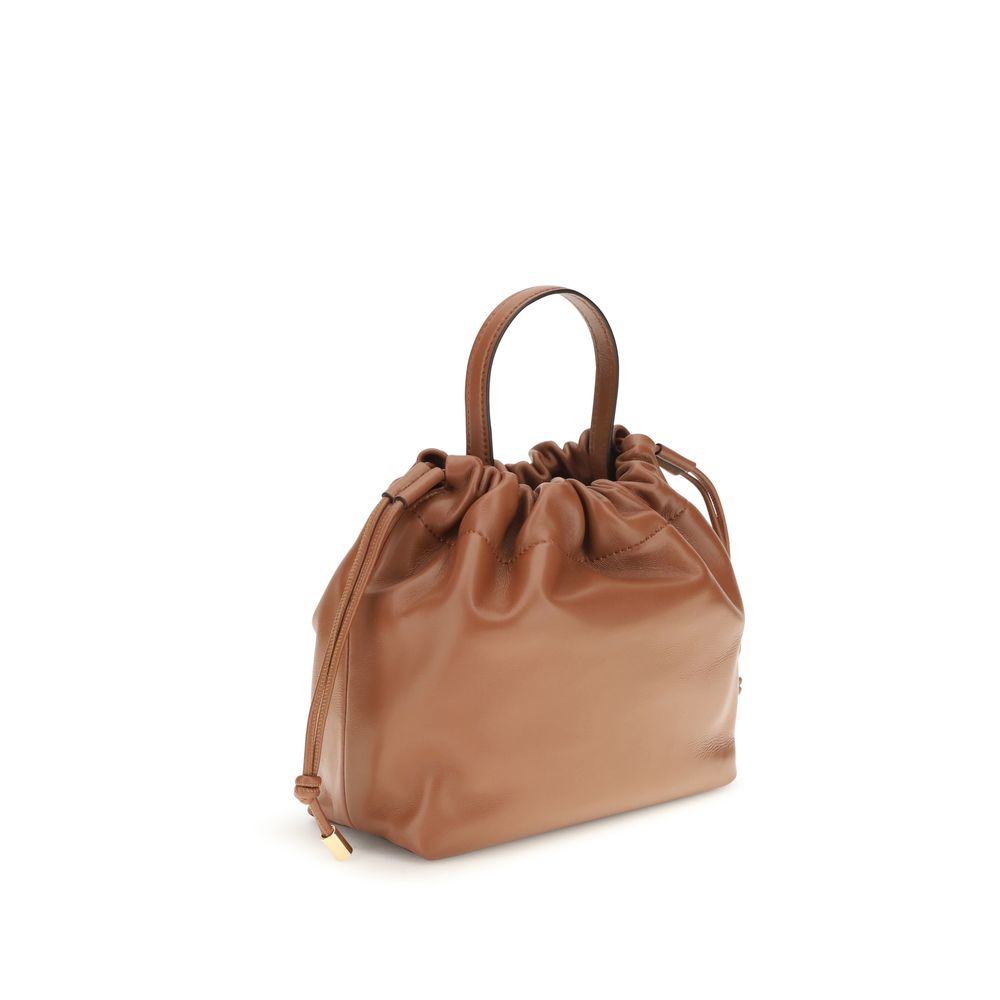 Chloé Brown Lambskin Shoulder Bag