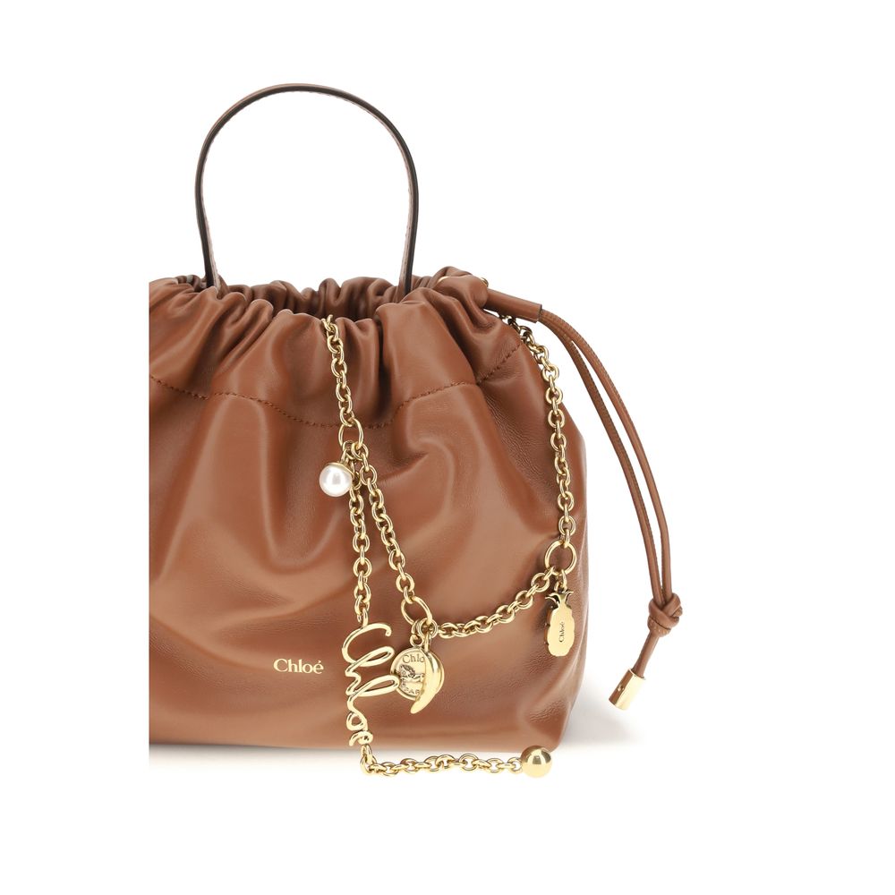 Chloé Brown Lambskin Shoulder Bag