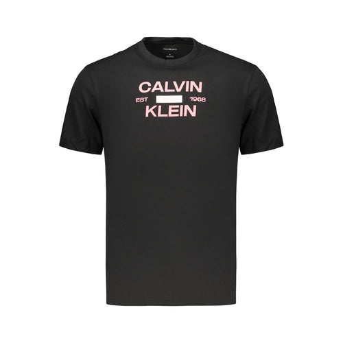 Calvin Klein Black Cotton Men’s T-Shirt