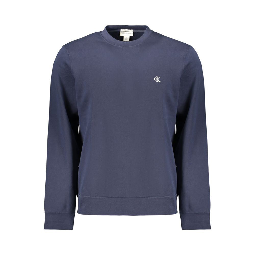 Calvin Klein Blue Cotton Men’s Sweatshirt