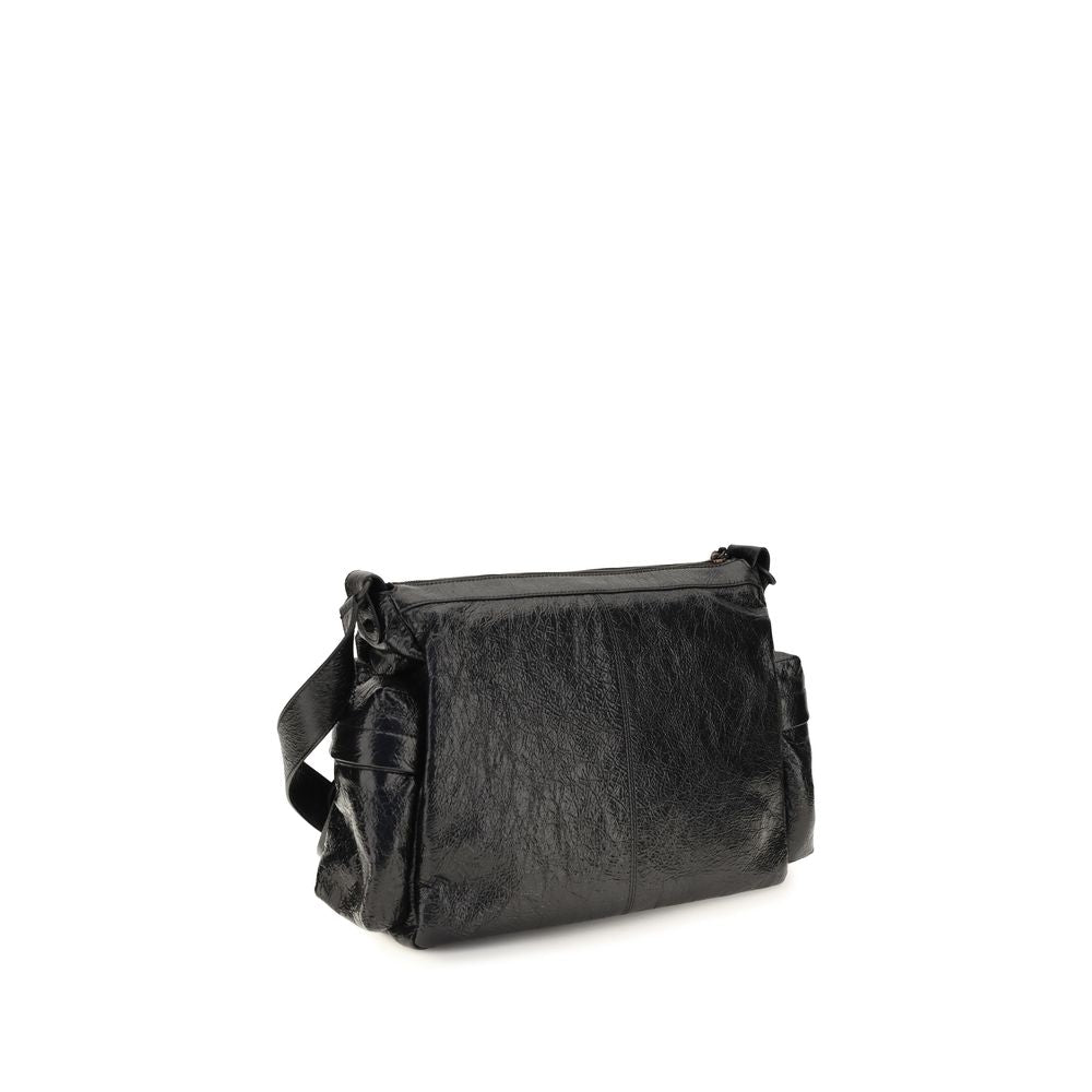 Balenciaga Black Lamb Ovis Aries Shoulder Bag