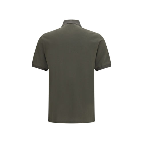 Brunello Cucinelli Bicolour Cotton Men’s Polo Shirt