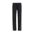 Black Wool Oves Aries Straight-Leg Jeans
