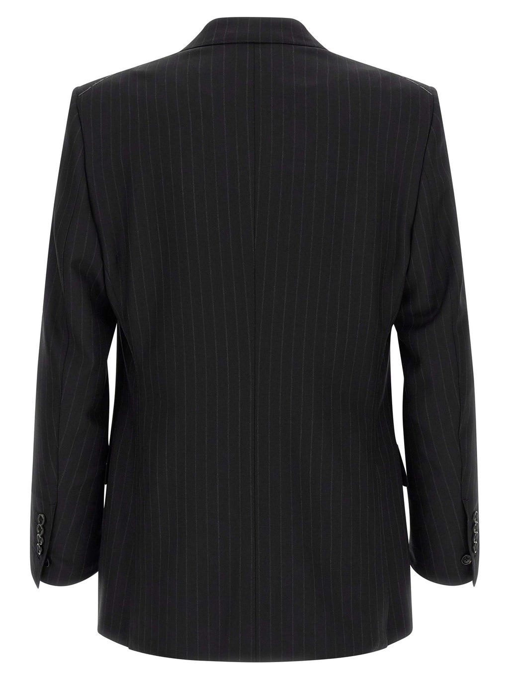 Black Wool Two-Piece Suit