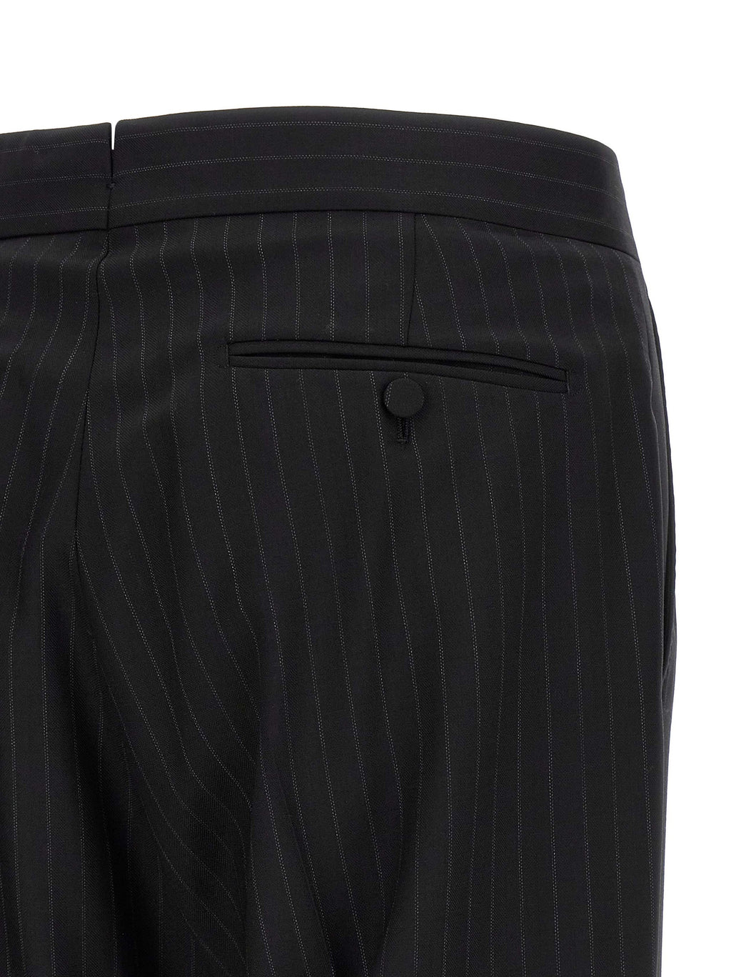 Black Wool Two-Piece Suit