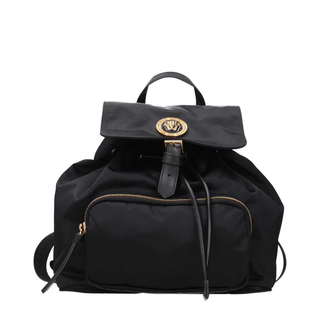 Black Fabric Backpack