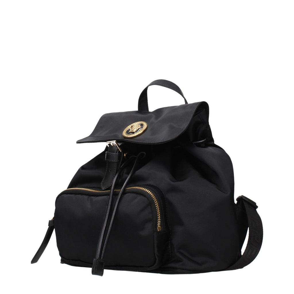 Black Fabric Backpack