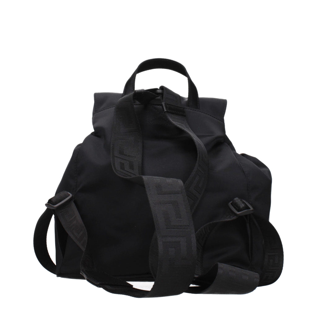 Black Fabric Backpack