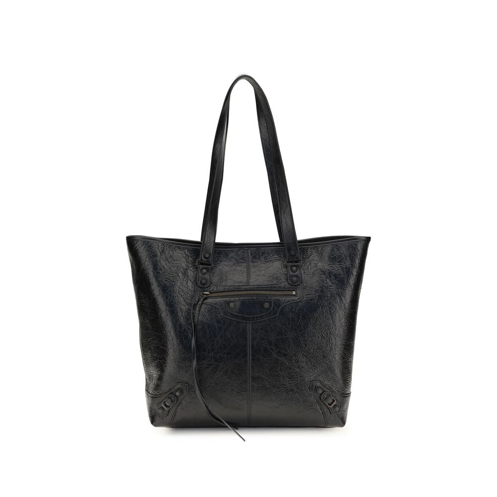Balenciaga Black Lamb Ovis Aries Shoulder Bag