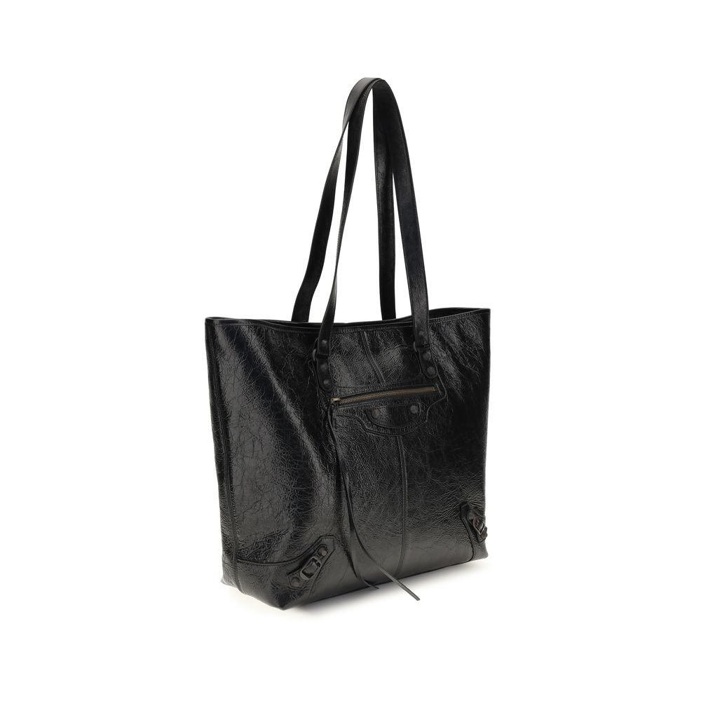 Balenciaga Black Lamb Ovis Aries Shoulder Bag