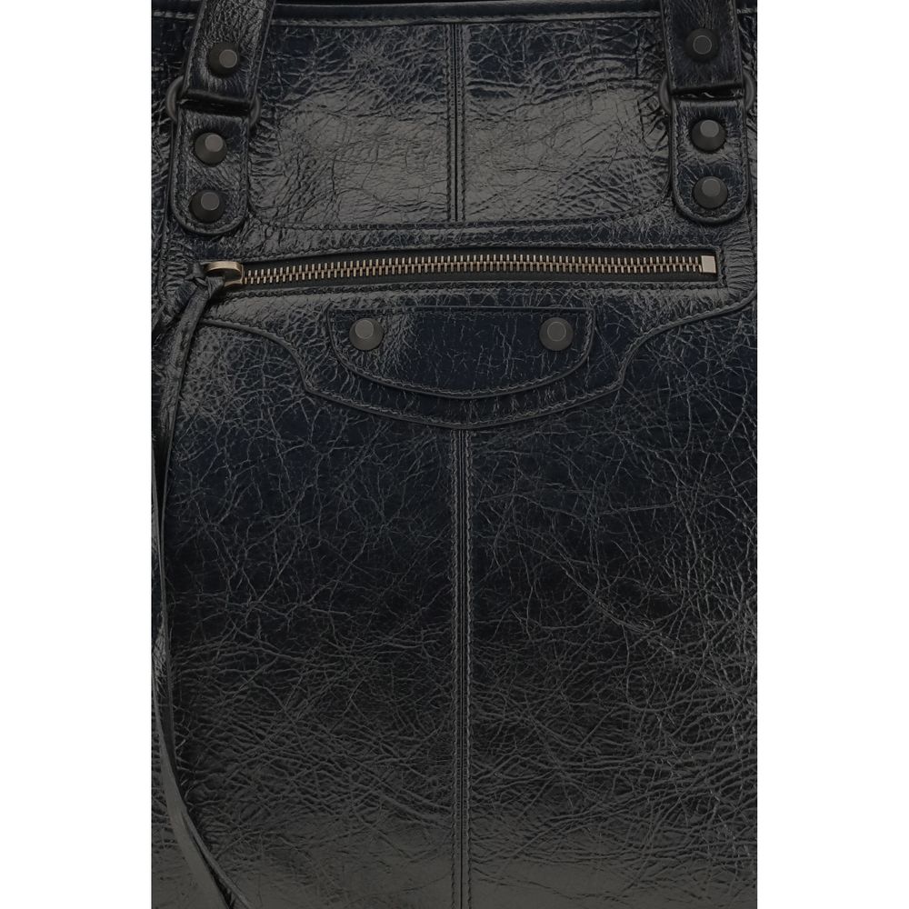 Balenciaga Black Lamb Ovis Aries Shoulder Bag