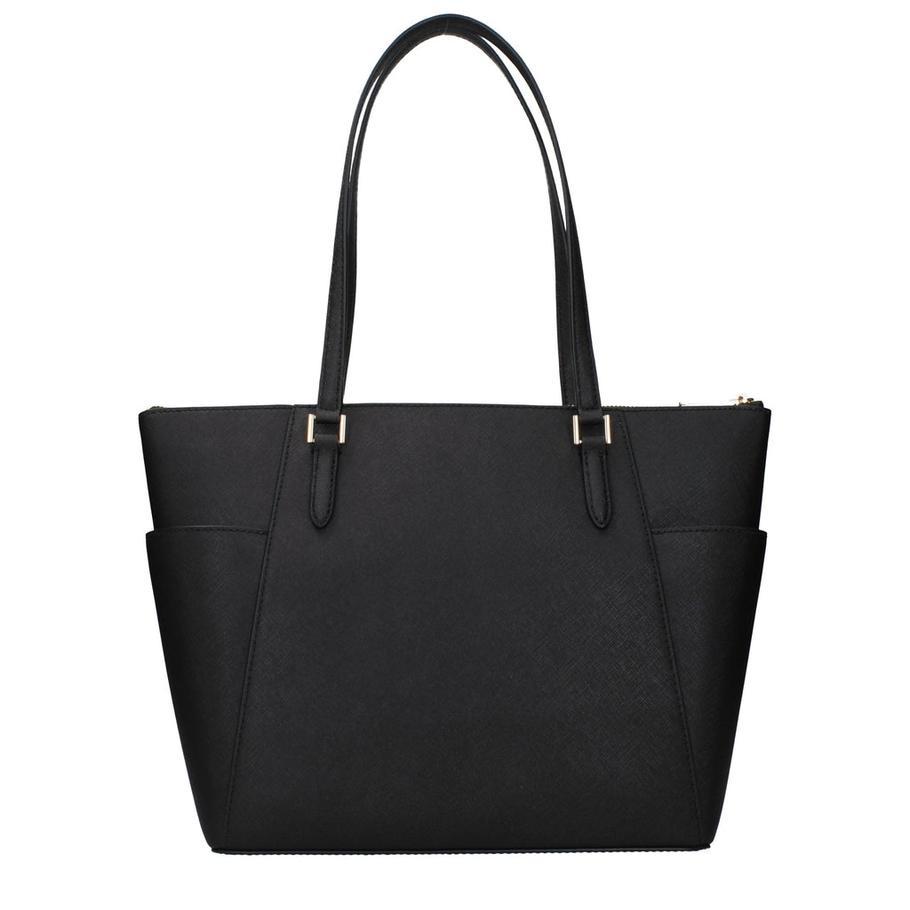 Michael Kors Black Leather Shoulder Bag — detail view