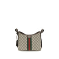 Beige Fabric Handbag