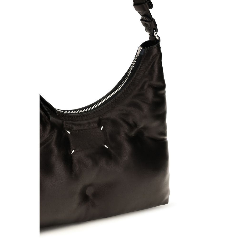Maison Margiela Black Lamb Ovis Aries Shoulder Bag