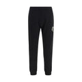 Black Cotton Athletic Pants