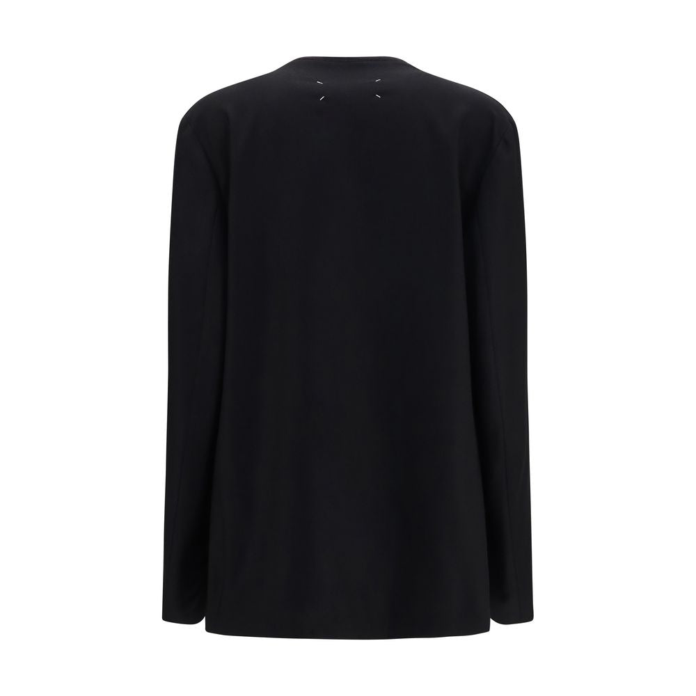 Black Wool Oves Aries Shell Jacket