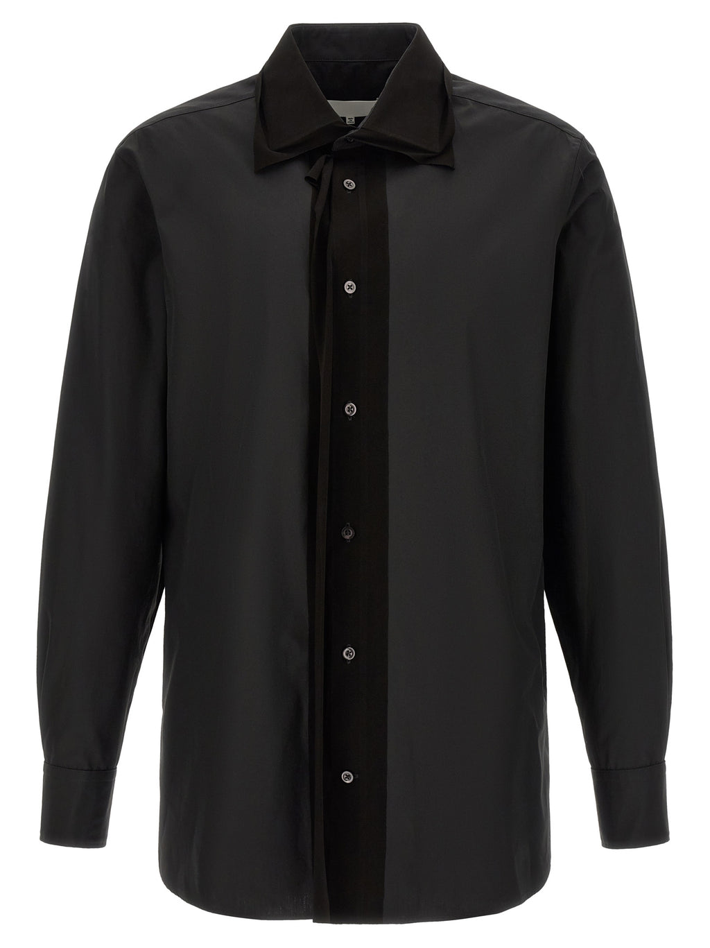 Maison Margiela Black Cotton Blouse