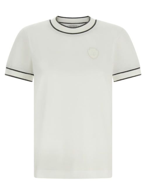 Brunello Cucinelli White Solomeo Cotton T-Shirt