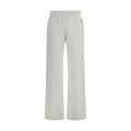 White Cotton Casual Pants