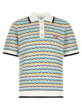 Casablanca Multicolor Cotton Polo Shirt