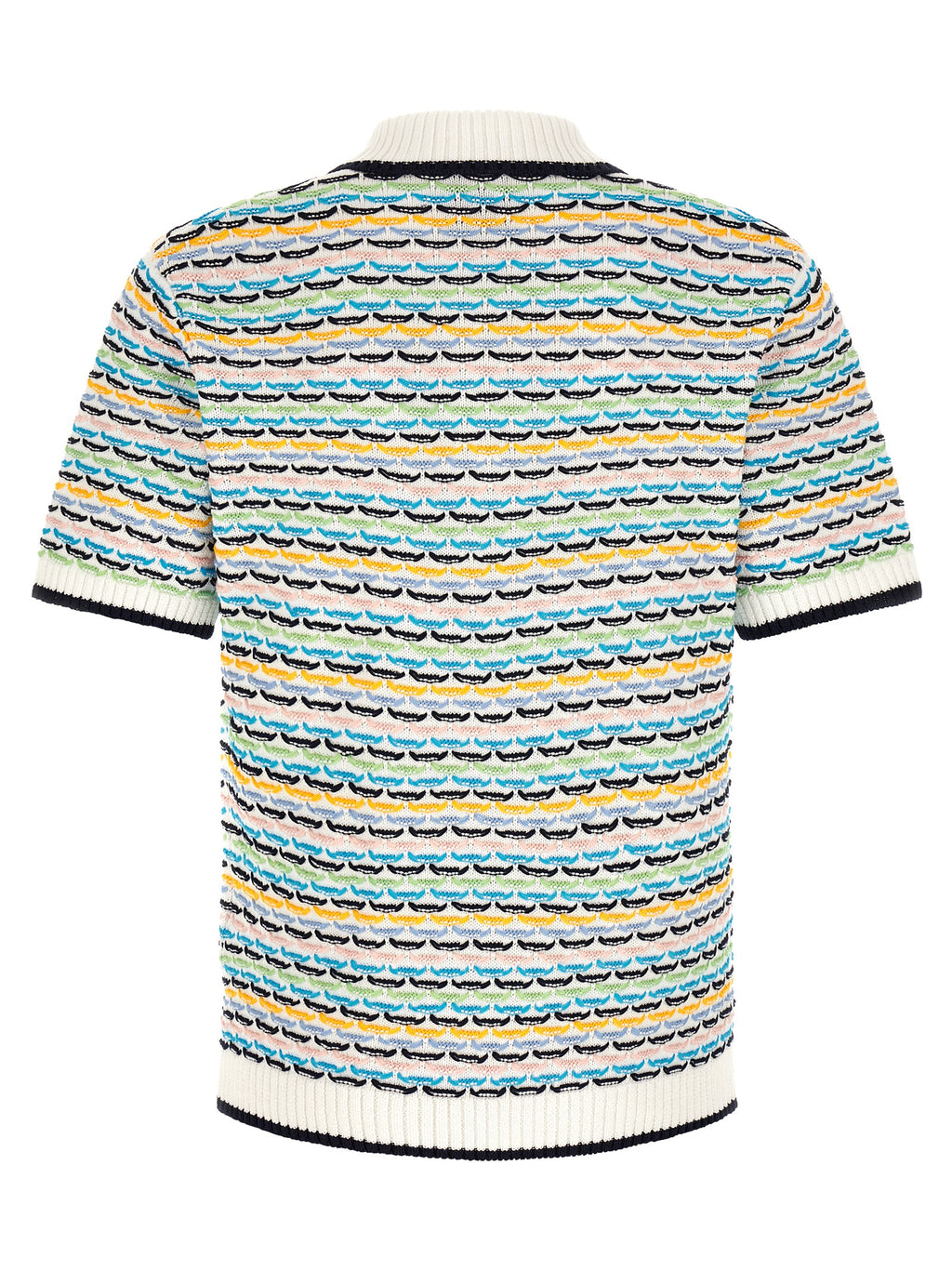 Casablanca Multicolor Cotton Polo Shirt