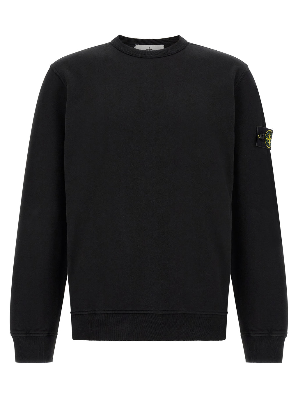 Stone Island Black Cotton Sweatshirt