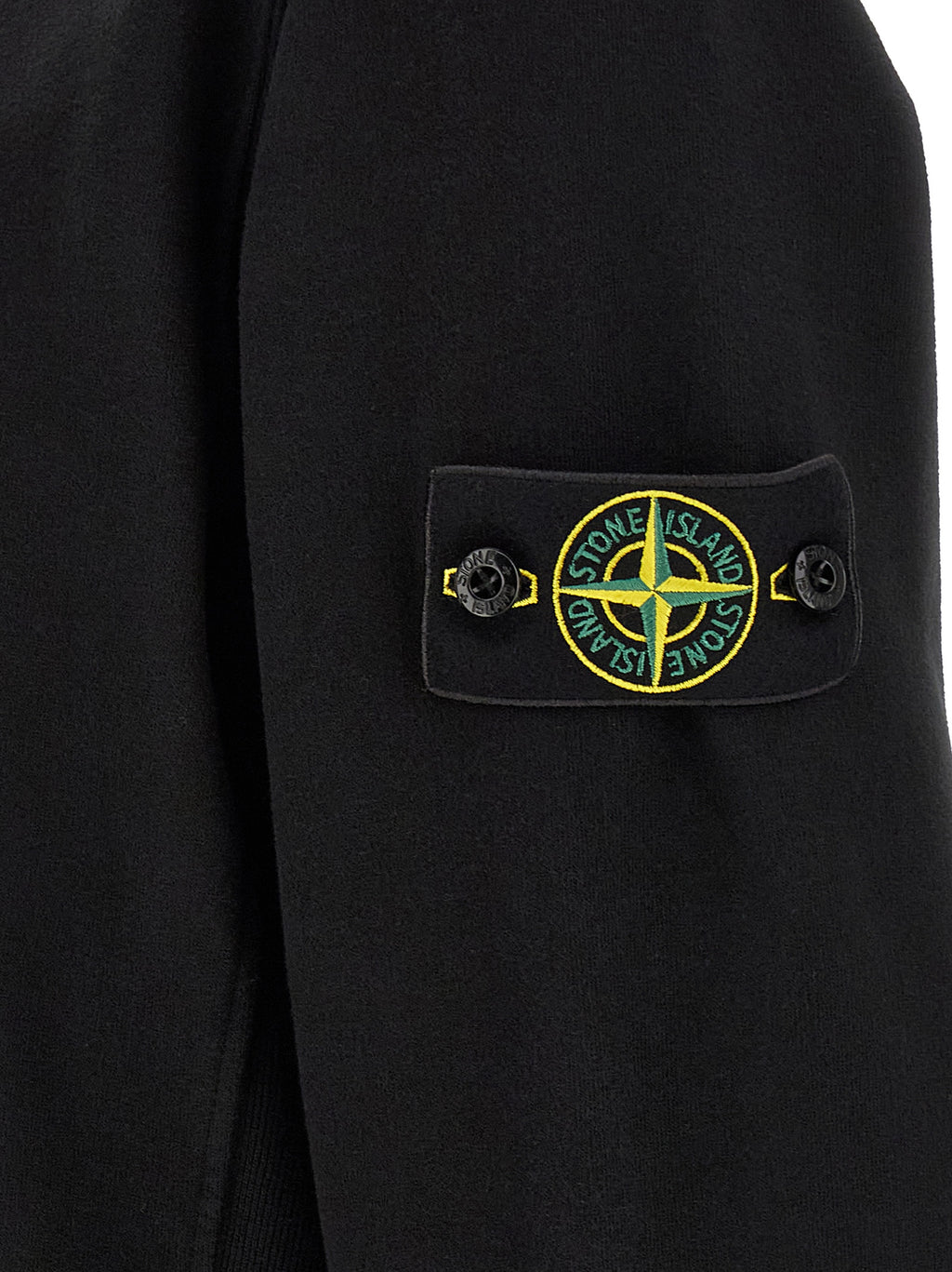 Stone Island Black Cotton Sweatshirt
