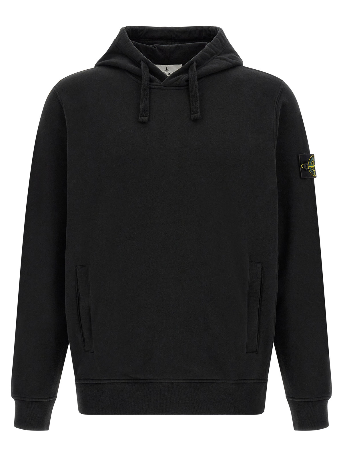 Stone Island Black Cotton Sweatshirt