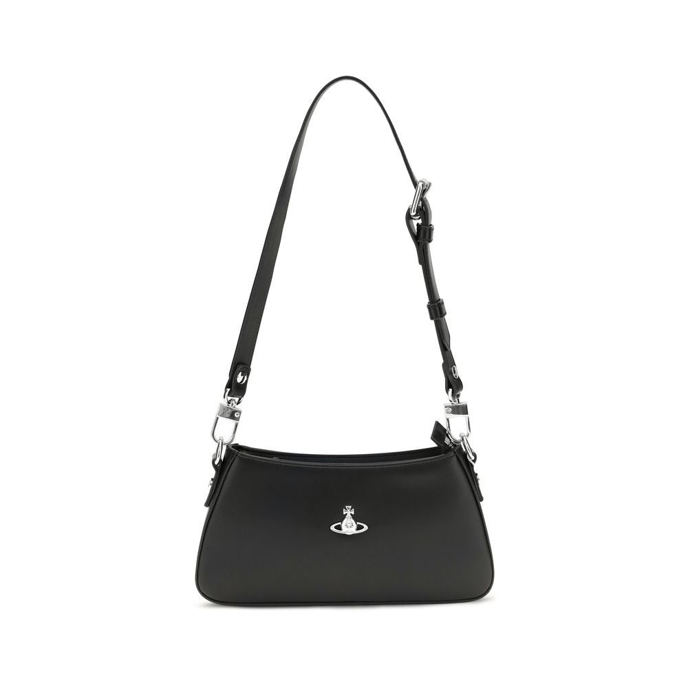Vivienne Westwood Black Calf Leather Shoulder Bag – product image 1