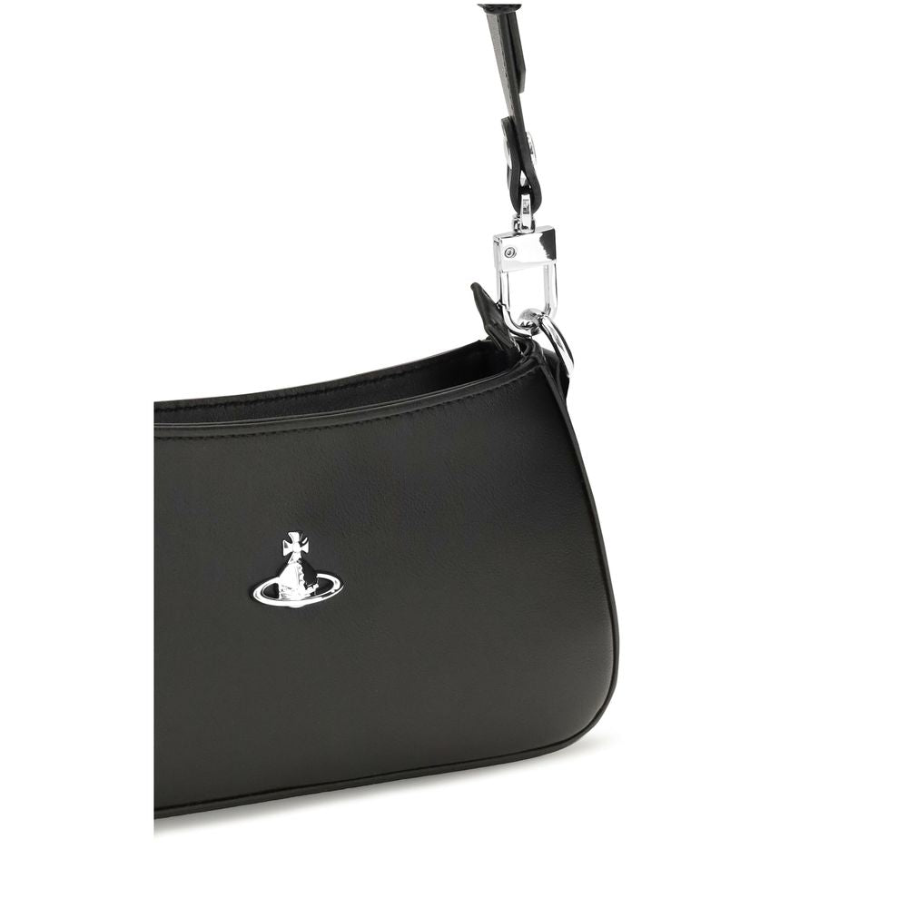Vivienne Westwood Black Calf Leather Shoulder Bag – product image 4