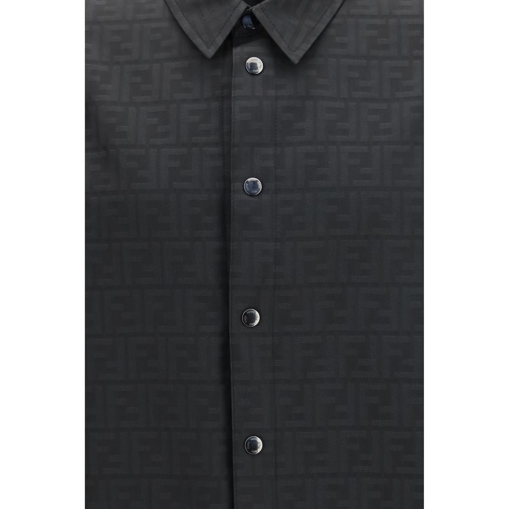 Fendi Black Polyester Shirt