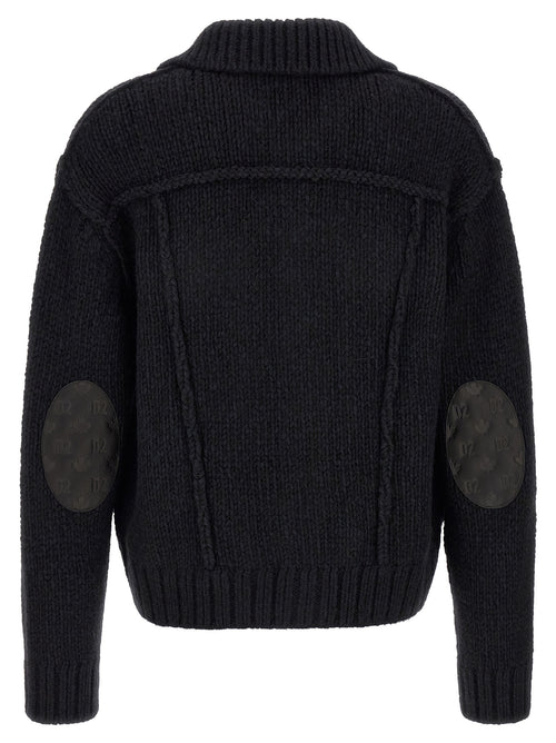 Dsquared² Blue Marabou Cardigan