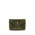 Saint Laurent Bicolor Calf Leather Bos Taurus Shoulder Bag