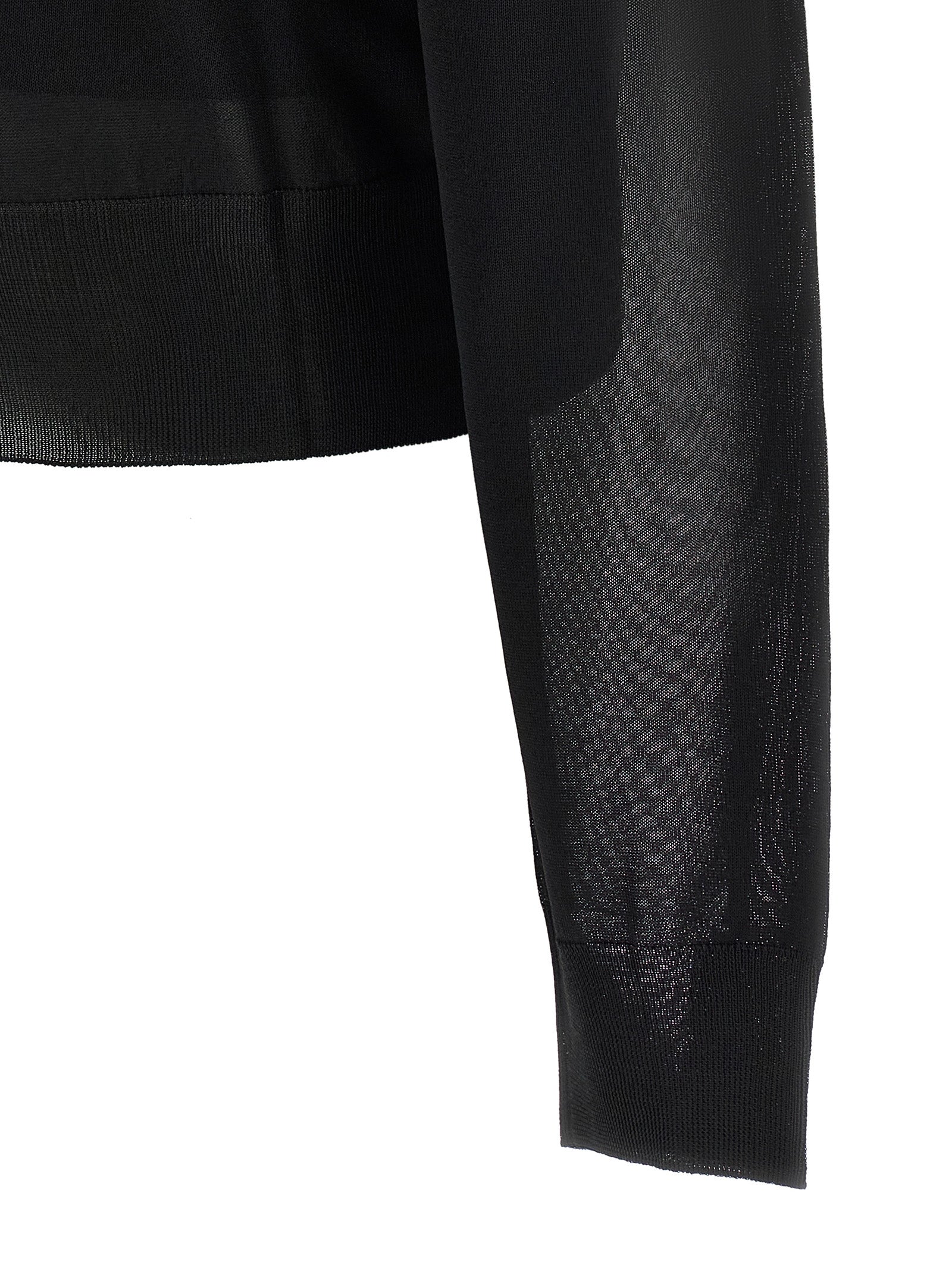 Fendi Black Viscose Cardigan