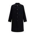 MM6 Black Wool Oves Aries Coat