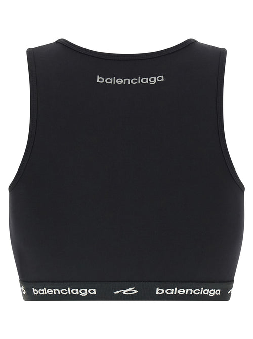 Balenciaga Black Polyamide Sport Bra
