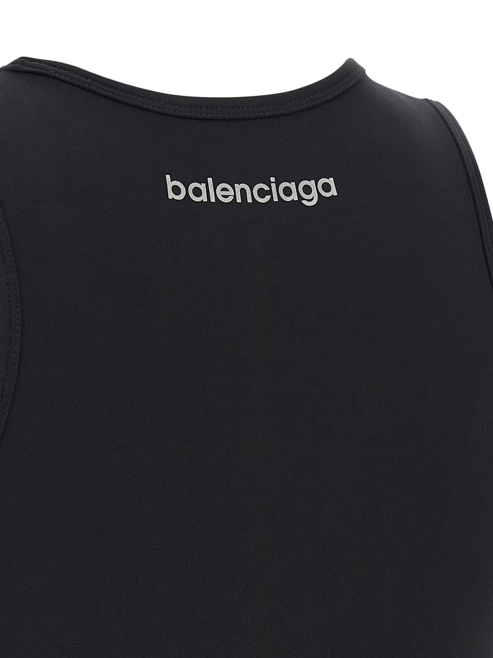 Balenciaga Black Polyamide Sport Bra